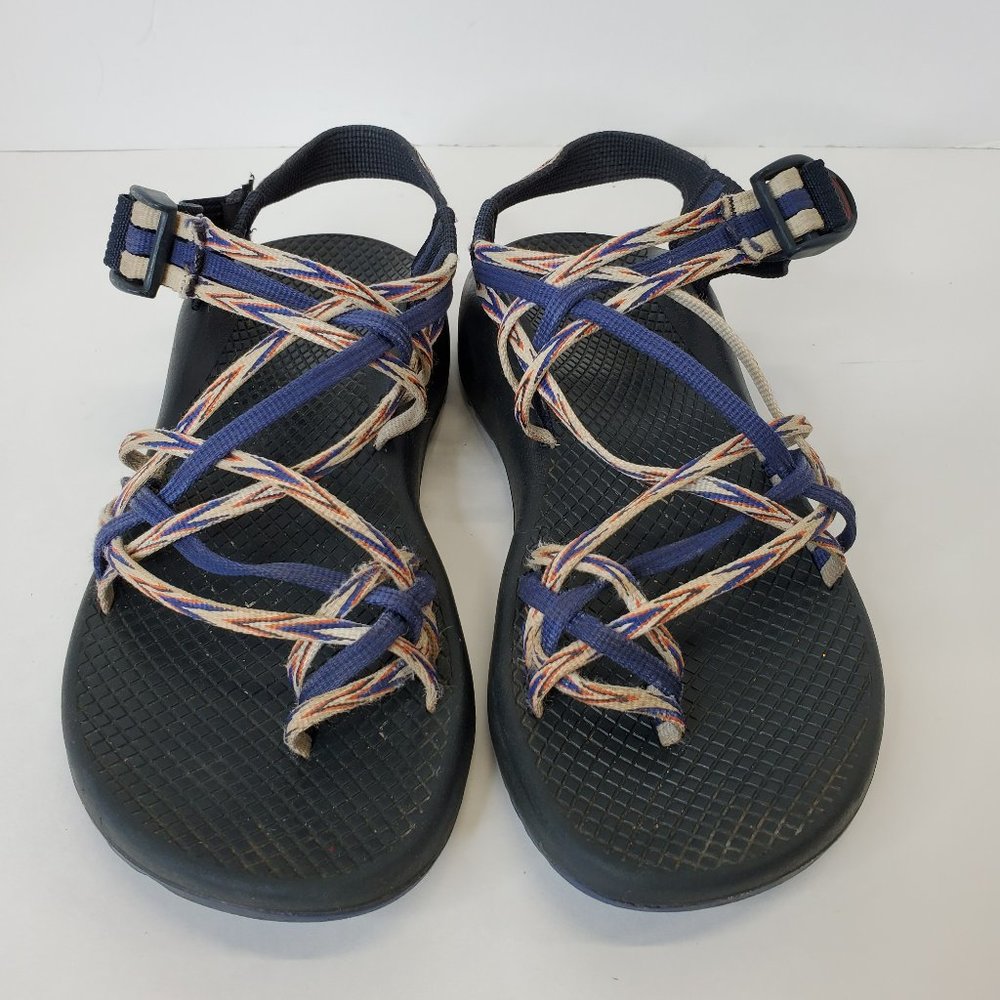 Women’s Chaco ZX3 Triple Strap Sandals Incan Blue J105532 Size 7  Multicolored.